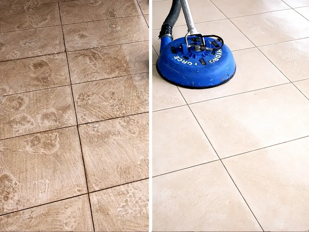 Tile Cleaning Before and After Wylie TX