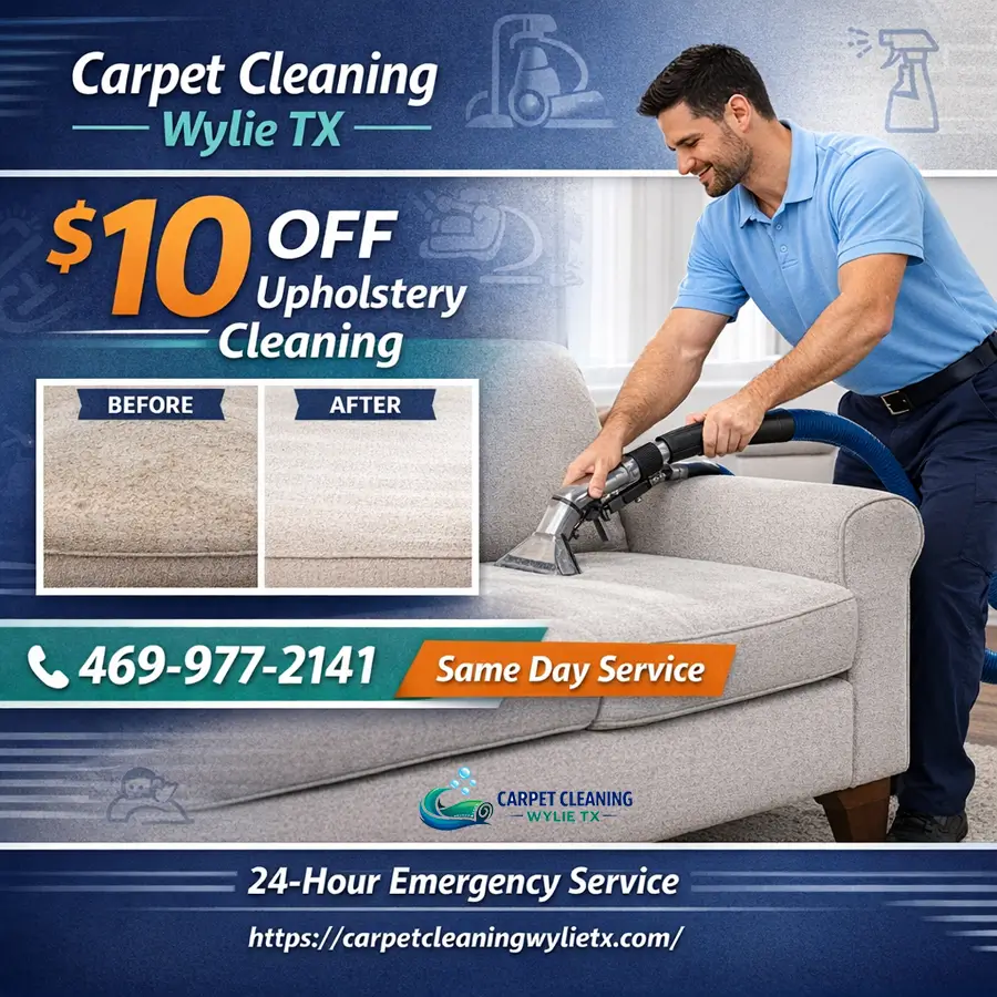 Upholstery Cleaning Offer Wylie TX
